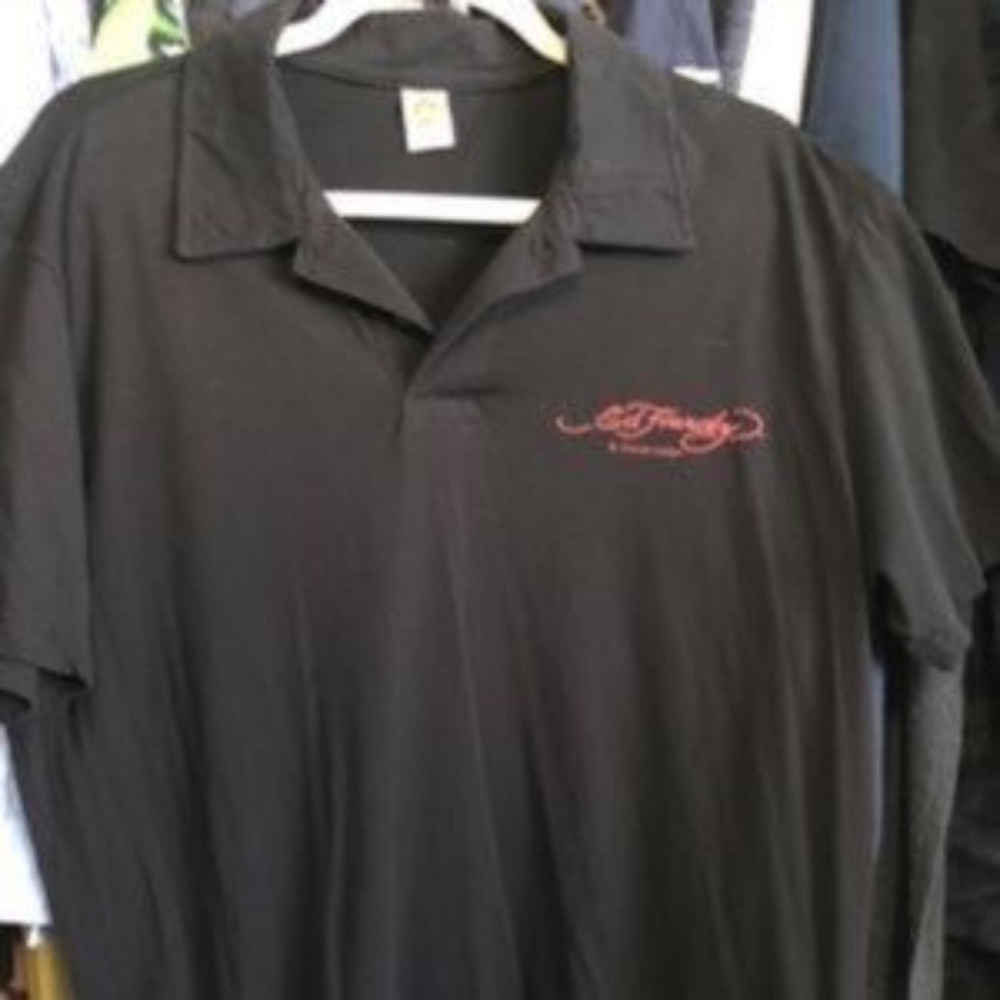 Ed Hardy by Christian Audigier Graphic Polo Shirt